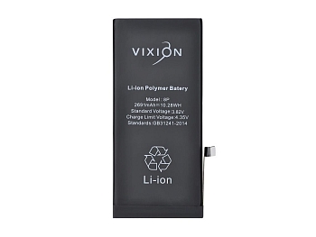 Аккумулятор Vixion для телефона Apple iPhone 8 Plus, 2691мАч, с монтажным скотчем